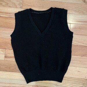 Vintage Sweater Vest - Navy (S)